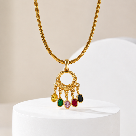 The Mosaic Charm Necklace