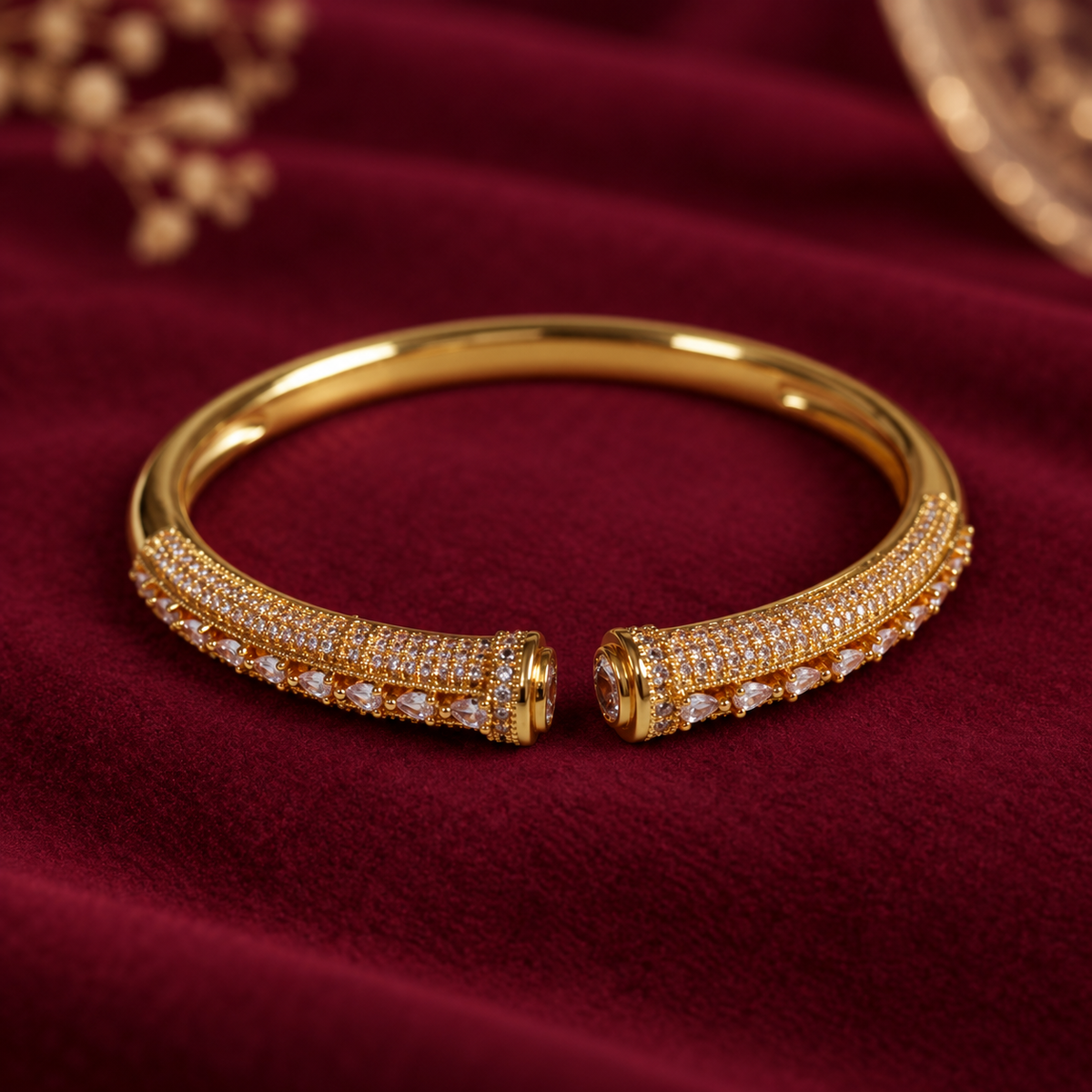 Royal Radiance Cuff Bracelet