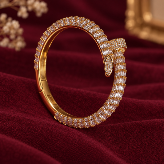 Golden Serpent Luxe Bracelet