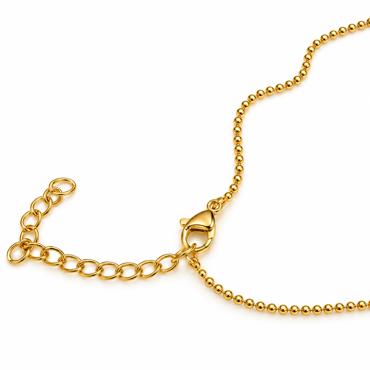 Golden Solitaire Zircon Necklace