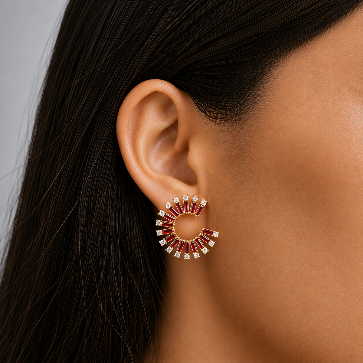 Sunburst C -Hoops