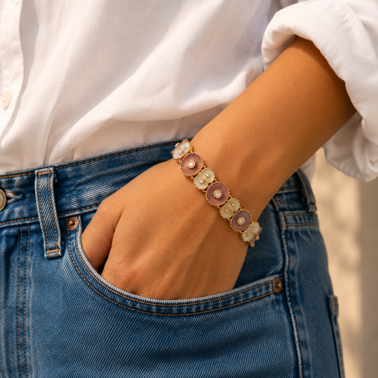 Rustic Round Bracelet