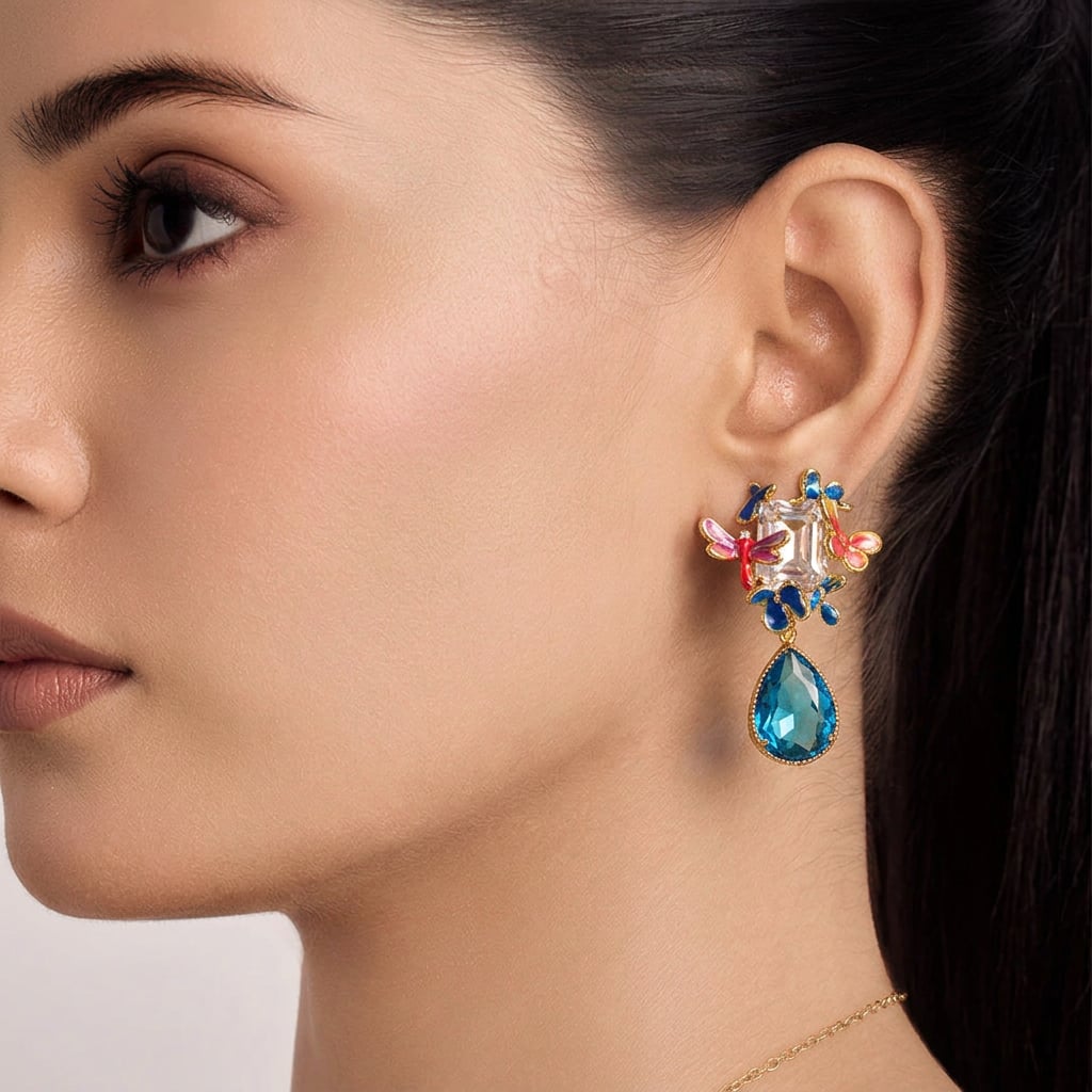 Azure Teal Earrings