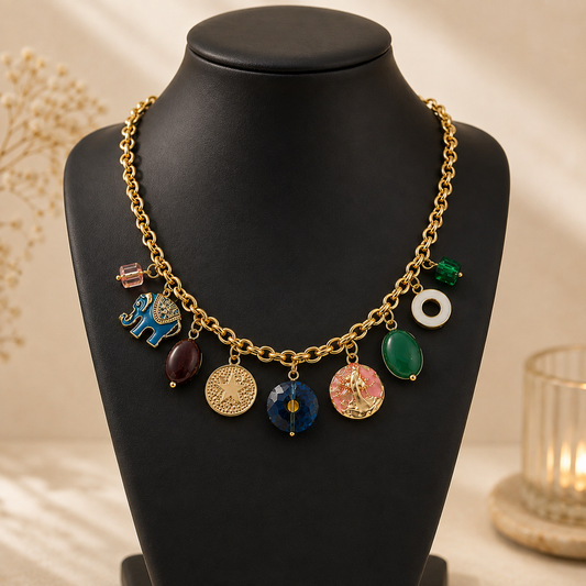 Boho Charm Necklace