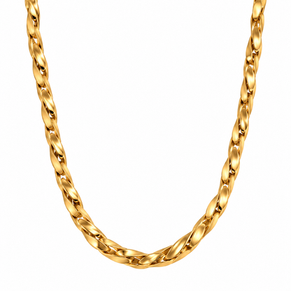 Twisted Rope Chain Necklace