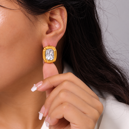 Aurelia Crystal Necklace Earrings Set