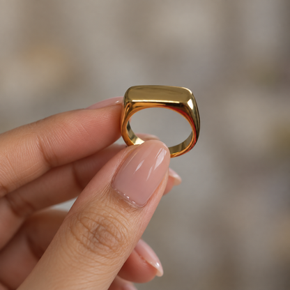 The Sculpted Signet Ring
