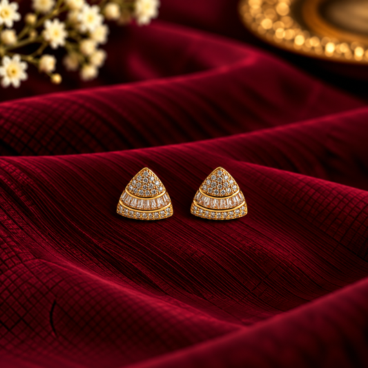 Serena Crystal Stud Earrings
