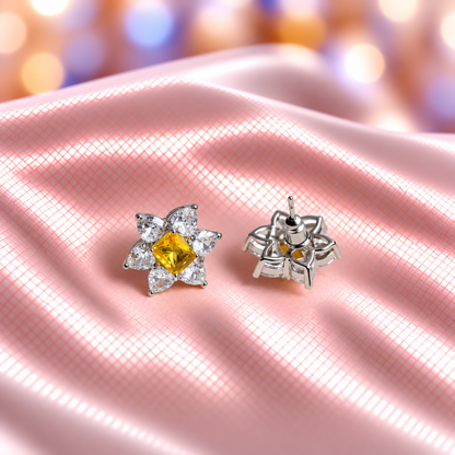 Bloom Crystal Stud Earrings