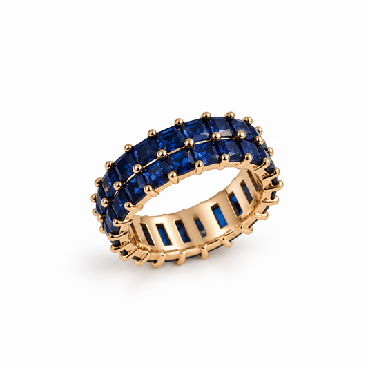 Sapphire Luxe Eternity Ring