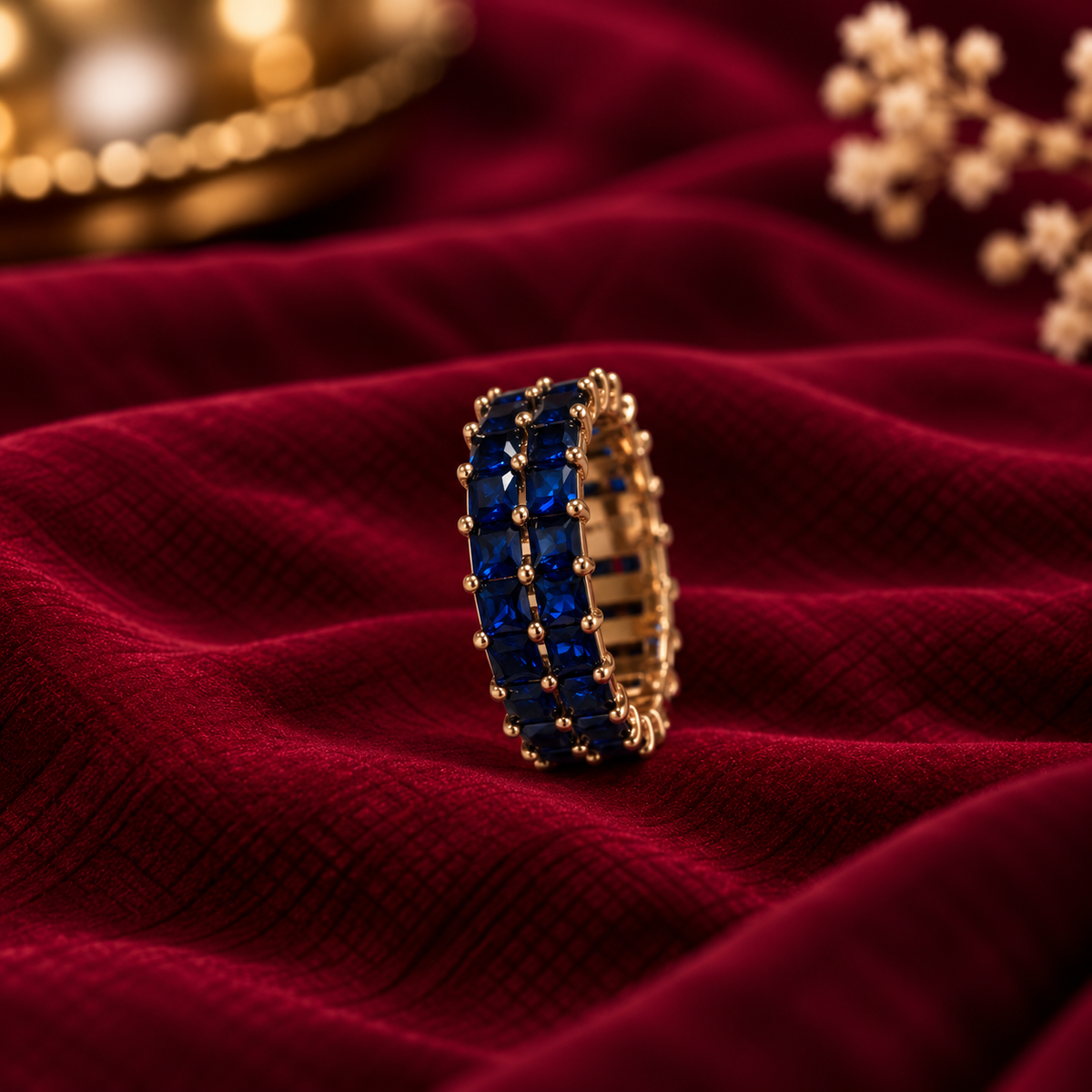 Sapphire Luxe Eternity Ring