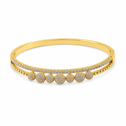 Sparkling Crystal Bangle Bracelet