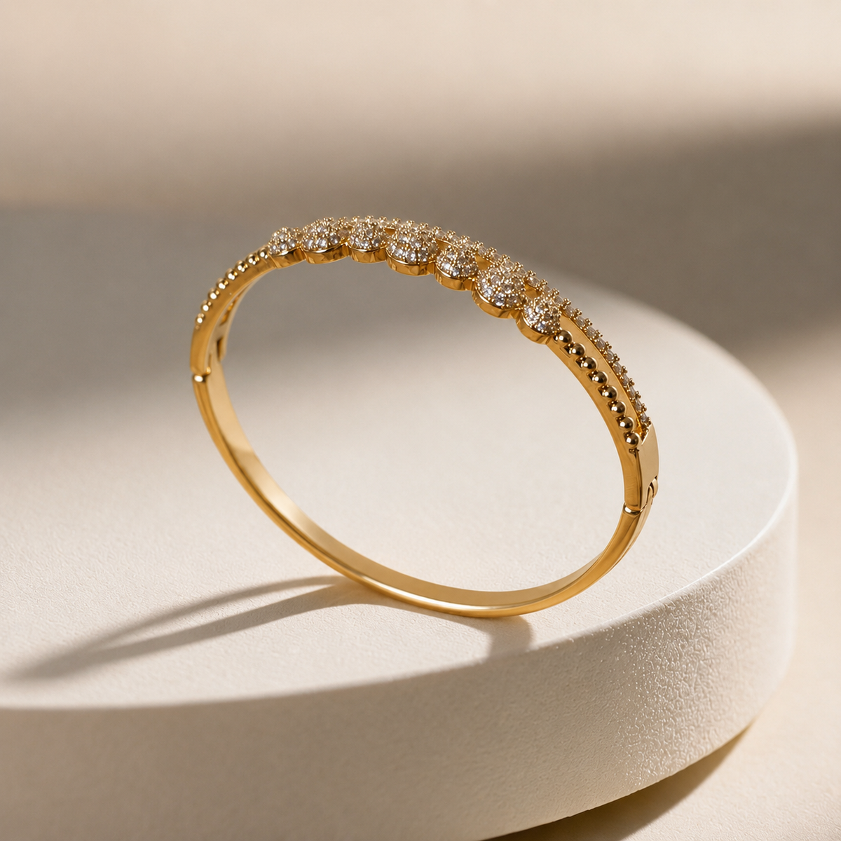 Sparkling Crystal Bangle Bracelet