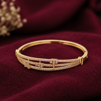 Multi Row Bangle Bracelet