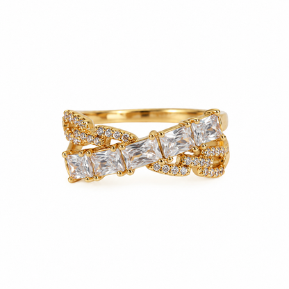 Crystal Bow Ring