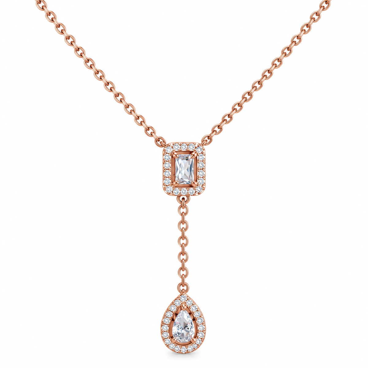 Y-Drop Pendant  Necklace