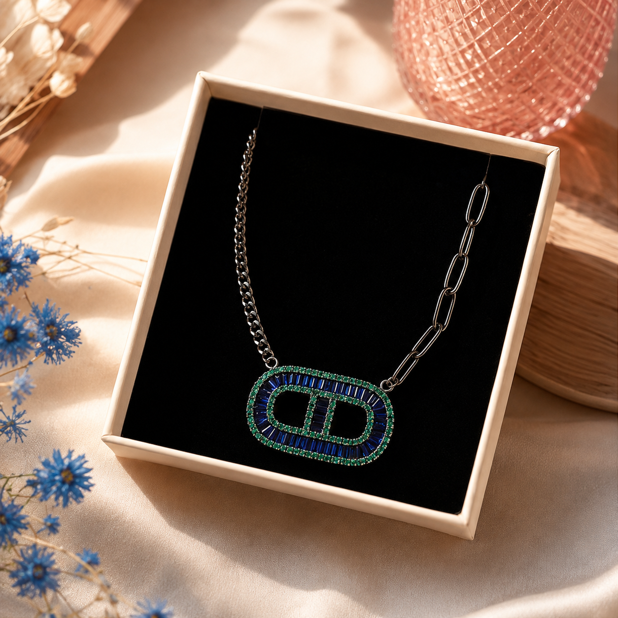 Emerald Link Necklace