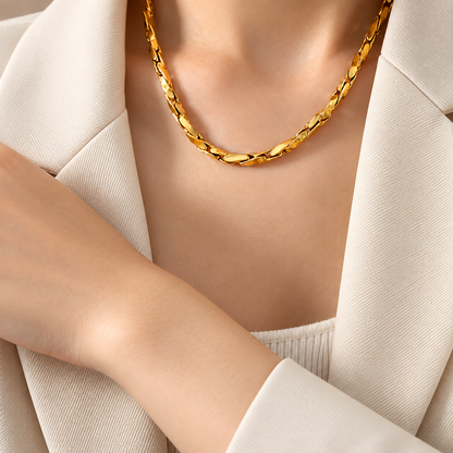 Twisted Rope Chain Necklace