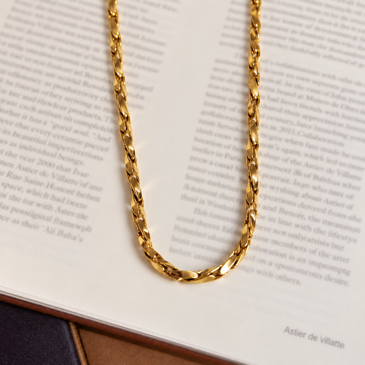 Twisted Rope Chain Necklace
