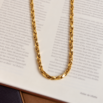Twisted Rope Chain Necklace