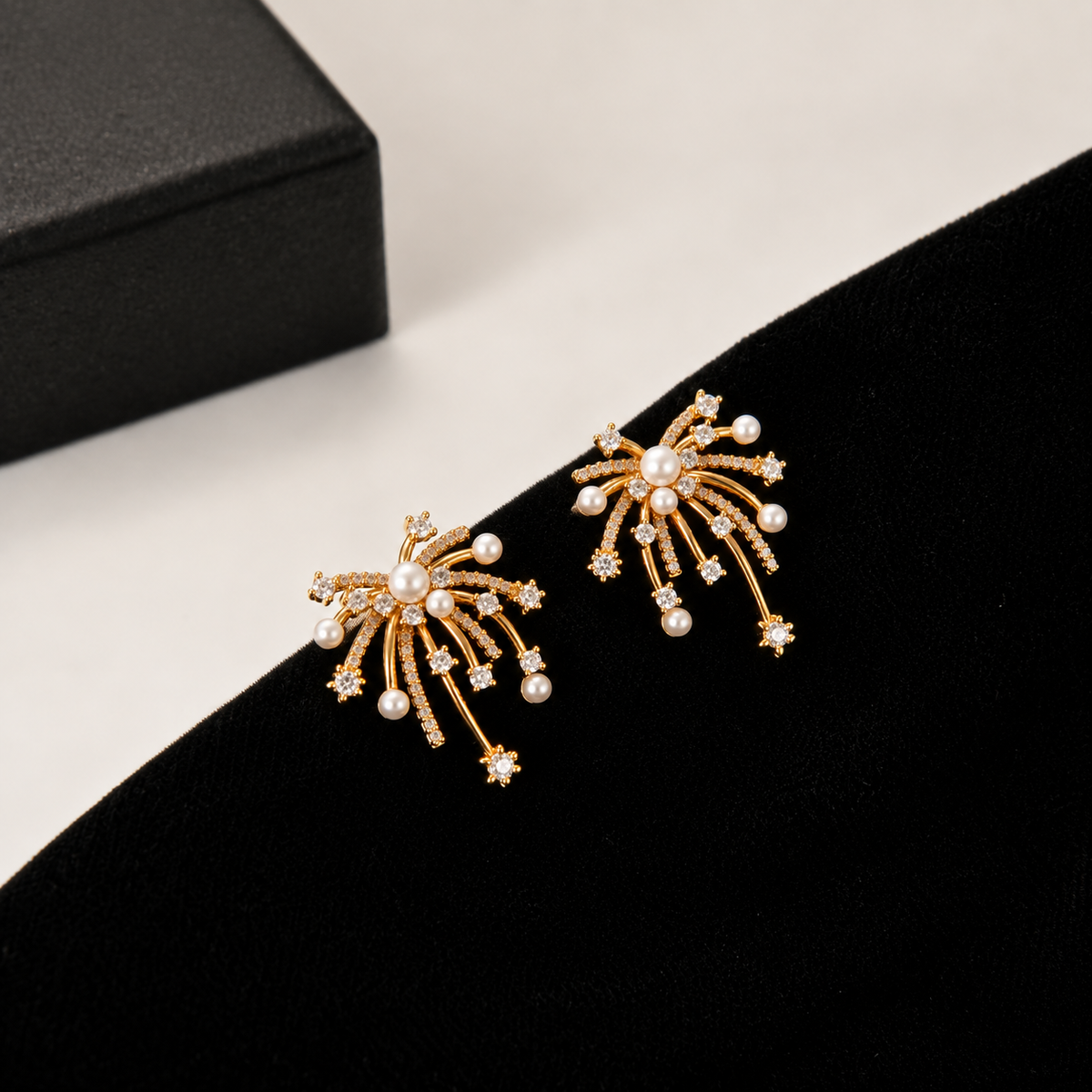 Celeste Pearl Cascade Earrings