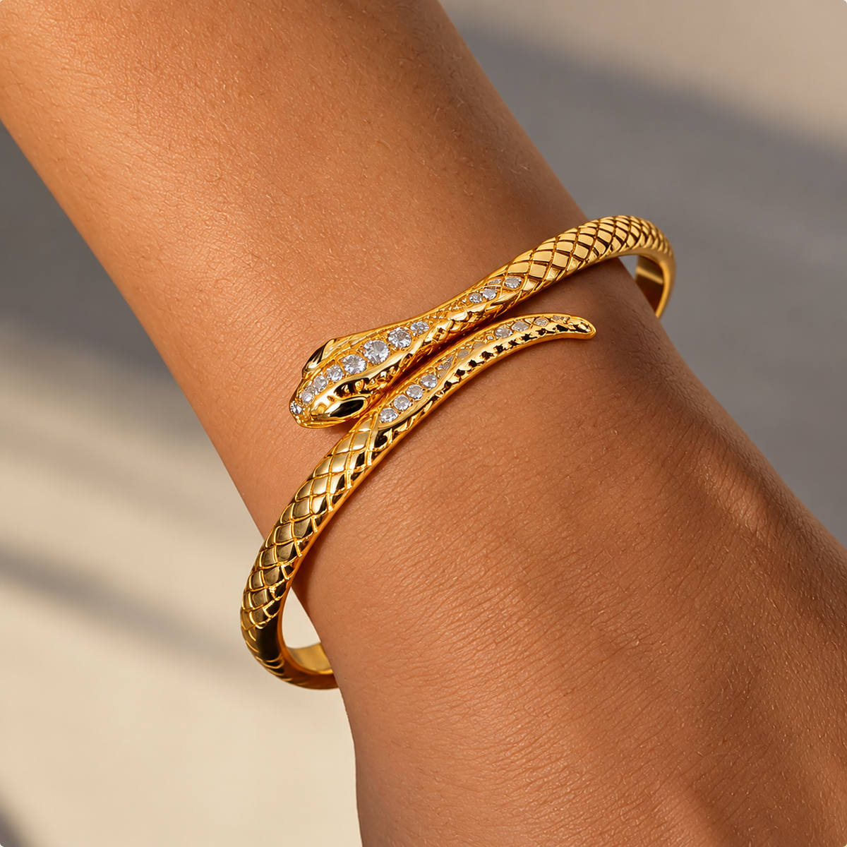 Serpentine Luxe Cuff