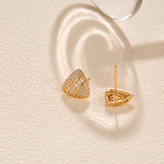 Serena Crystal Stud Earrings