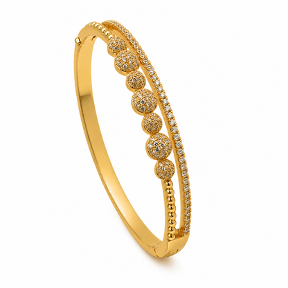 Sparkling Crystal Bangle Bracelet
