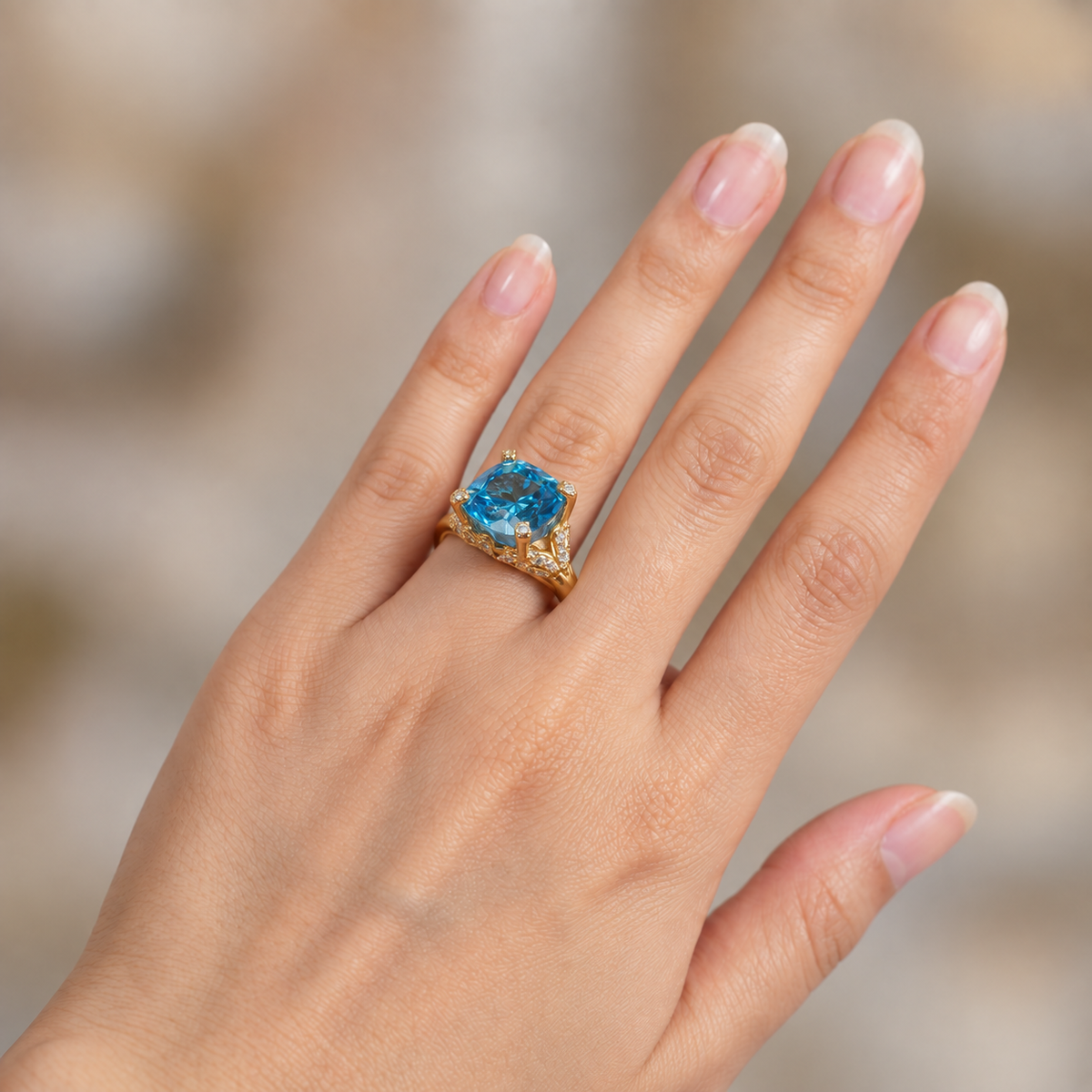 Ocean Blue Royale Ring