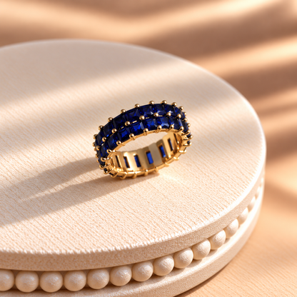 Sapphire Luxe Eternity Ring