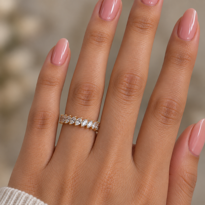 Crystal Eternity Band