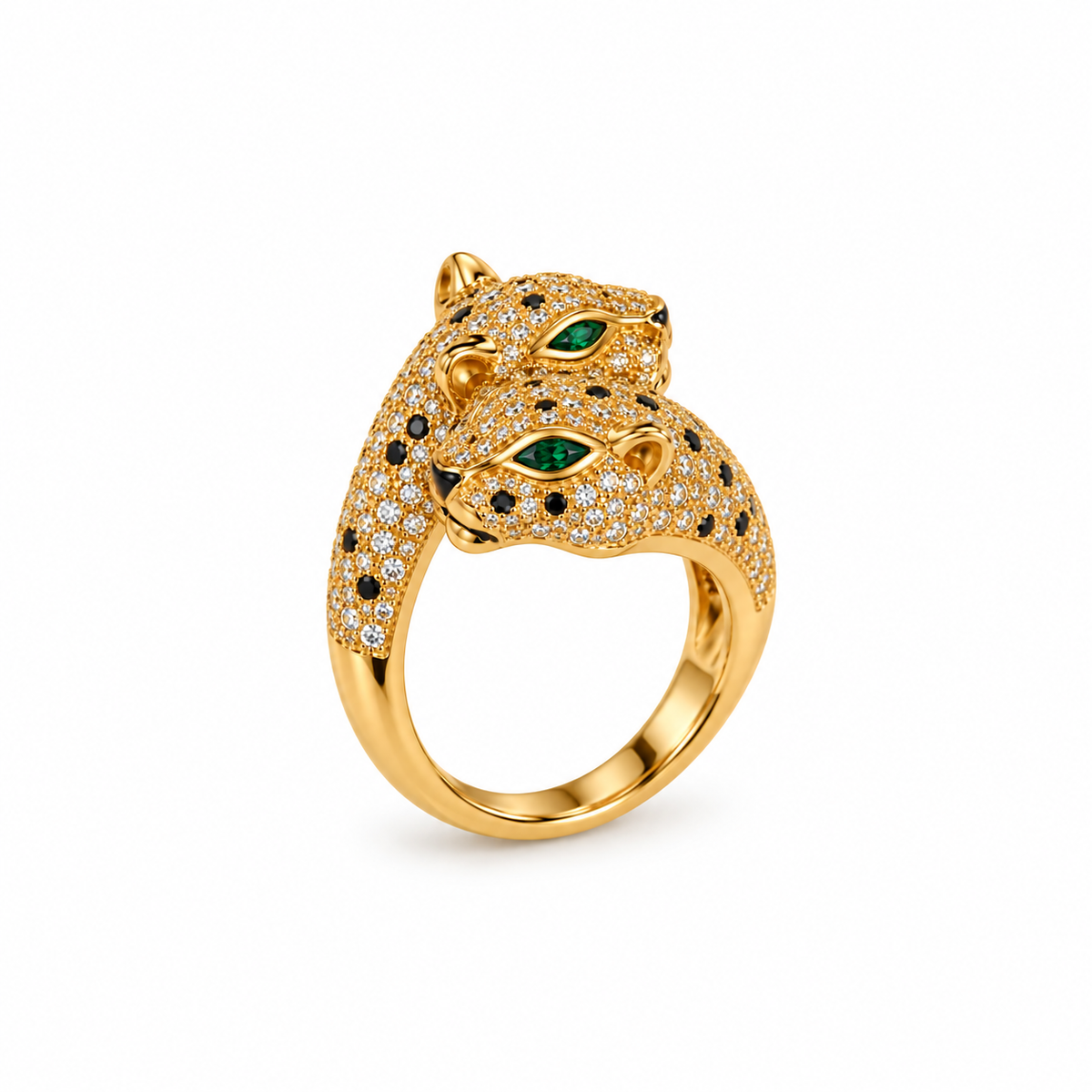 Emerald Panther Luxe Ring