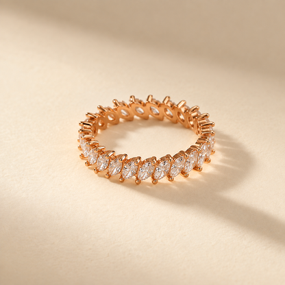 Crystal Eternity Band