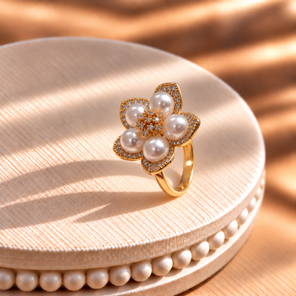 Pearl Blossom Ring