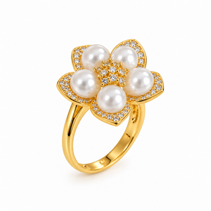Pearl Blossom Ring