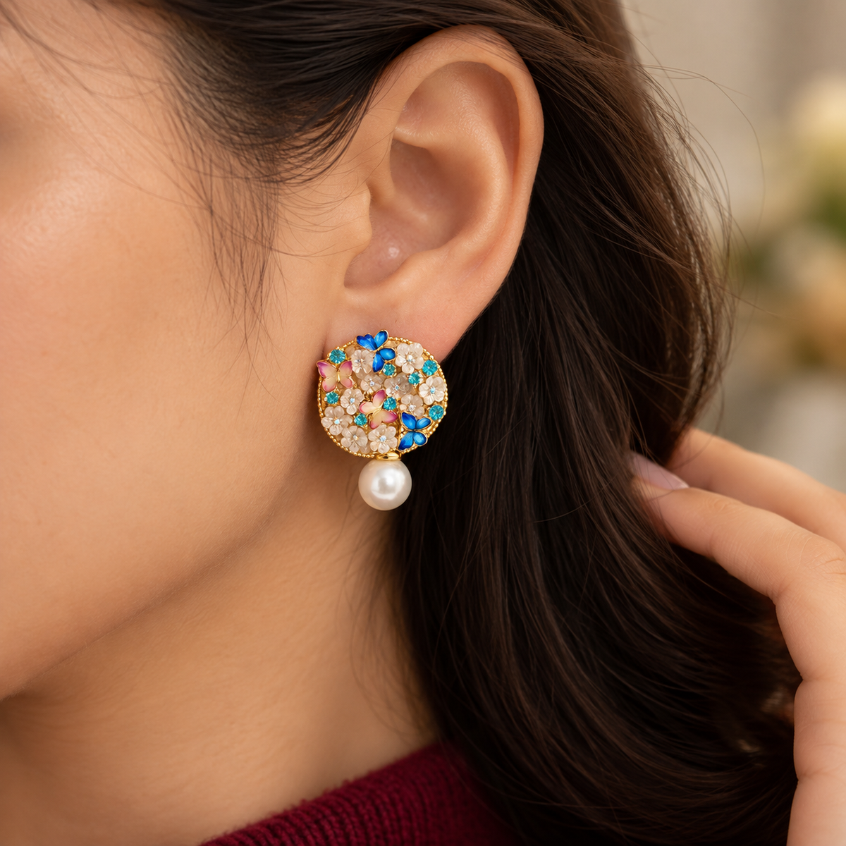Crystal Meadow Studs