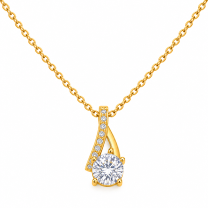 Radiance Zircon Pendant Necklace