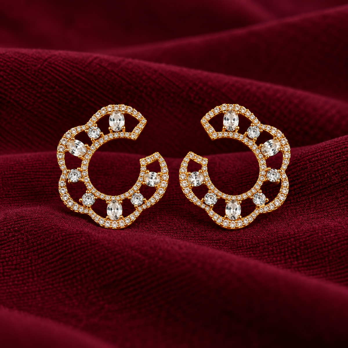 Celestial Crescent Luxe Earrings