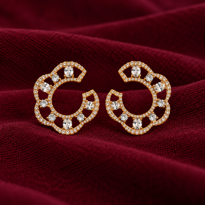 Celestial Crescent Luxe Earrings