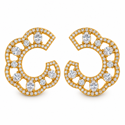 Celestial Crescent Luxe Earrings