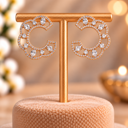 Celestial Crescent Luxe Earrings