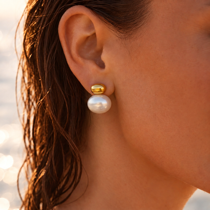Aurelia Pearl Drop Earrings