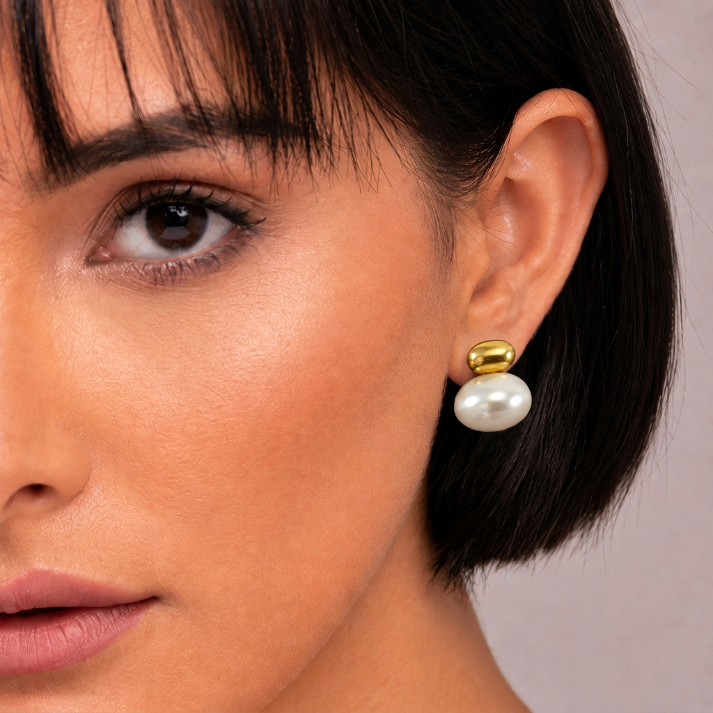 Aurelia Pearl Drop Earrings