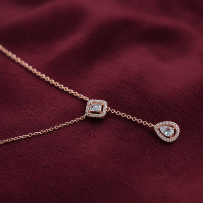 Y-Drop Pendant  Necklace