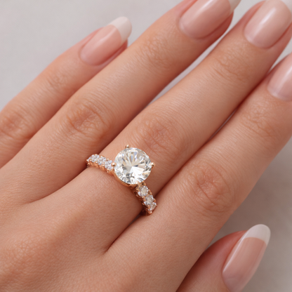 Celeste Halo Ring